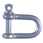 10mm 38x19mm D Shackles BZP