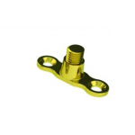 M10 Back Plate - Male Brass