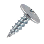 8x9/16 Wafer Head BZP Sharp Point Screws 4.2x13mm