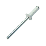4.8x16mm White Aluminium Rivet