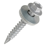 6.3x45mm/19W Hex Slash Point Timber Screw - 19mm Washer
