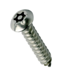 10x1" But S/S A2 6 Lobe Pin 2W S/Tapping Security Screws