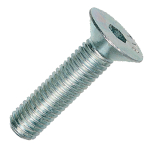 M8x40mm CSK Socket BZP Machine Screws