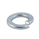 M5 BZP Spring Coil Washers