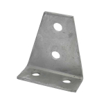 4 Hole 90Deg V Channel Bracket HDG 41x104x90mm P1359