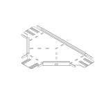 75mm MD Cable Tray Tee PG Medium Duty TUMT075