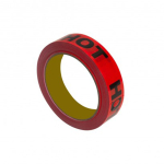 Identification Tape 'HOT' RED 25mmx66mtr