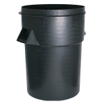 Black Dustbin c/w lid 80ltr capacity