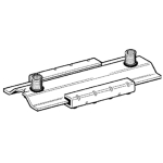 3G2 Heavy Duty Pipe Slide Double Pipe Mount