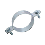 65NB Split Band Clamp DIN Pipe Clip (40x3 M10) BZP