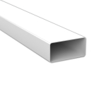 100x54mm 2mtr Flat Channel Plastic Duct 2000mm Length