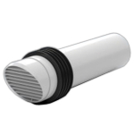 100mm Round High Rise Outlet For Plastic Duct Internal Fit