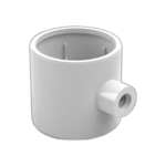 125mm Round Pipe Condensation Plastic Duct Trap w/Overflow