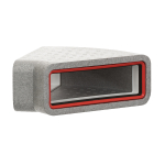 220x90mm Self-Seal 45deg Elbow Thermal Ducting Horizonal Ben