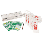 Scafftag Kit C/W 20 x Inserts 10 x Holders & 1 x Pen
