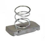 M6 Short Spring Channel Nuts HDG