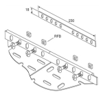 Cable Tray Straight CouplerHDG Medium Duty TUM/SCH - 1 Pair