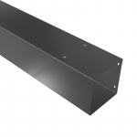 150x150mm Galv Trunking 3mtr c/w Lid & Couplers (1 Comp)
