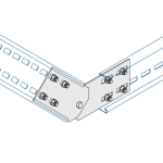 150mm Adjustable Vert Couplers Unistrut U15 Cable Ladder HDG