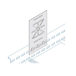 HDG Mounting Plate for Unistrut Cable Ladder HDG