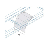 145mm Wide Cable DropOut Plate Unistrut Cable Ladder HDG