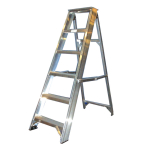 8 Tread Aluminium Steps 7.2kg (7 Steps+Top)1.77mtr Open