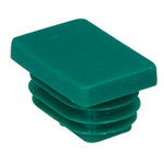 BIS RapidRail 27x18mm BIS Rail End Cap Green WM15