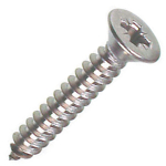12x1 1/2" CSK S/S S/Tap Screws