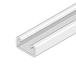 41x21mm Unistrut Shallow Plain Channel - 6m - HDG