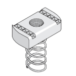 Unistrut M8 Channel Nut Long Spring - ZP