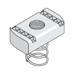 Unistrut M10 Channel Nut Short Spring - SS