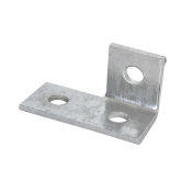 3Hole L Corner Channel Bracket HDG 48X90mm P1038 Left Hand