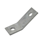 2 Hole 30Deg Obtuse Angle Bracket HDG 40x44x71mm P2101