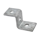 3 Hole 41mm Z Bracket HDG 95x41mm P1045
