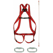 Fall Arrest Kit - Basic c/w Harness, Lanyard, Karabiners