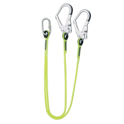 Restraint 'Y' Lanyard 1.5mtr With Karabiner & Scaffold Hook