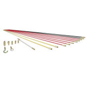 Super Rods Cable Pulling Kit Deluxe Set - 10mtr
