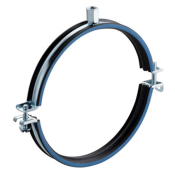 125mm Spiral Duct Clamp BZP Lined - M8/M10 Boss