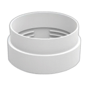 100mm Round Pipe Female Hose Plastic Duct Connector