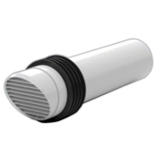 100mm Round High Rise Outlet For Plastic Duct Internal Fit