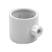 125mm Round Pipe Condensation Plastic Duct Trap w/Overflow