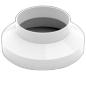 200mm to 150mm Round Pipe Plastic Duct Straight Reducer