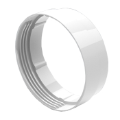 150mm Round Pipe Threaded Hose Plastic Duct Connector