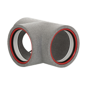 160mm Self-Seal Round 3way Tee Thermal Duct Equal Tee Piece
