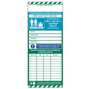 SCAFFTAG Tower Tag Inserts Only - Pack of 10