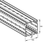 siFramo TP F100 Beam Section 6000mm (6mtr) Length HDG