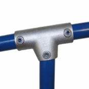Galv Tube 129-C42 Short Tee Adjustable from 30Deg to 60Deg