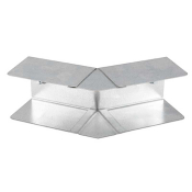 50x50mm Outside Lid Bend 45deg For Lighting Trunking