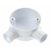 20mm White Plastic Angle Boxes PVC Plastic Conduit