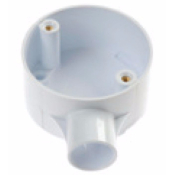 20mm White Plastic End Boxes PVC Plastic Conduit